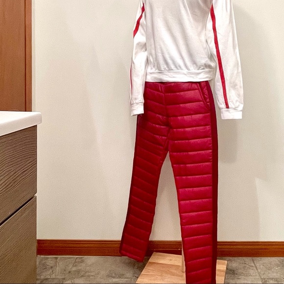 Warm puffer pants with elastic side panels NWT - Picture 13 of 15